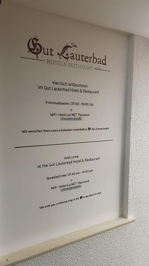 Gut Lauterbad Hotel Freudenstadt Eksteriør bilde